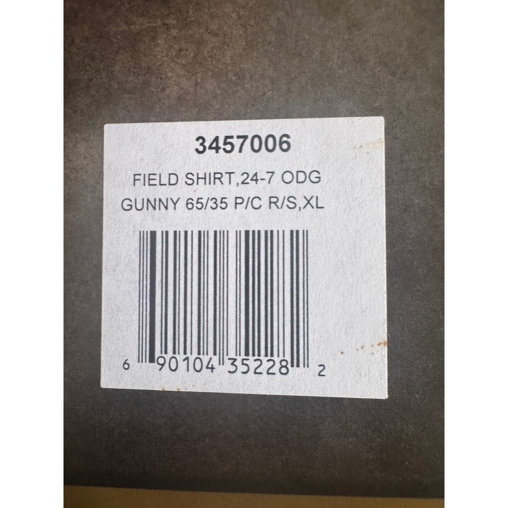 TRU-SPEC 24-7 Series Mens XL Field Shirt Olive Drab Green Ripstop Teflon NWT - Picture 2 of 10